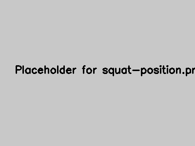 Squat position diagram